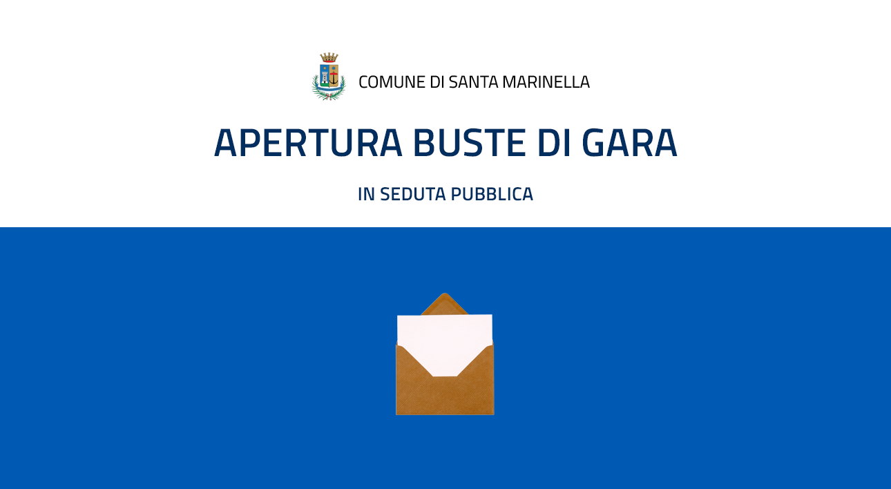 Aperture buste di gara in seduta pubblica