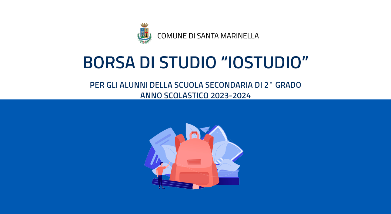 Borsa di studio 'Iostudio'