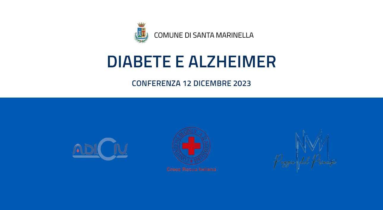 Conferenza diabete e alzheimer 12 dicembre 2023