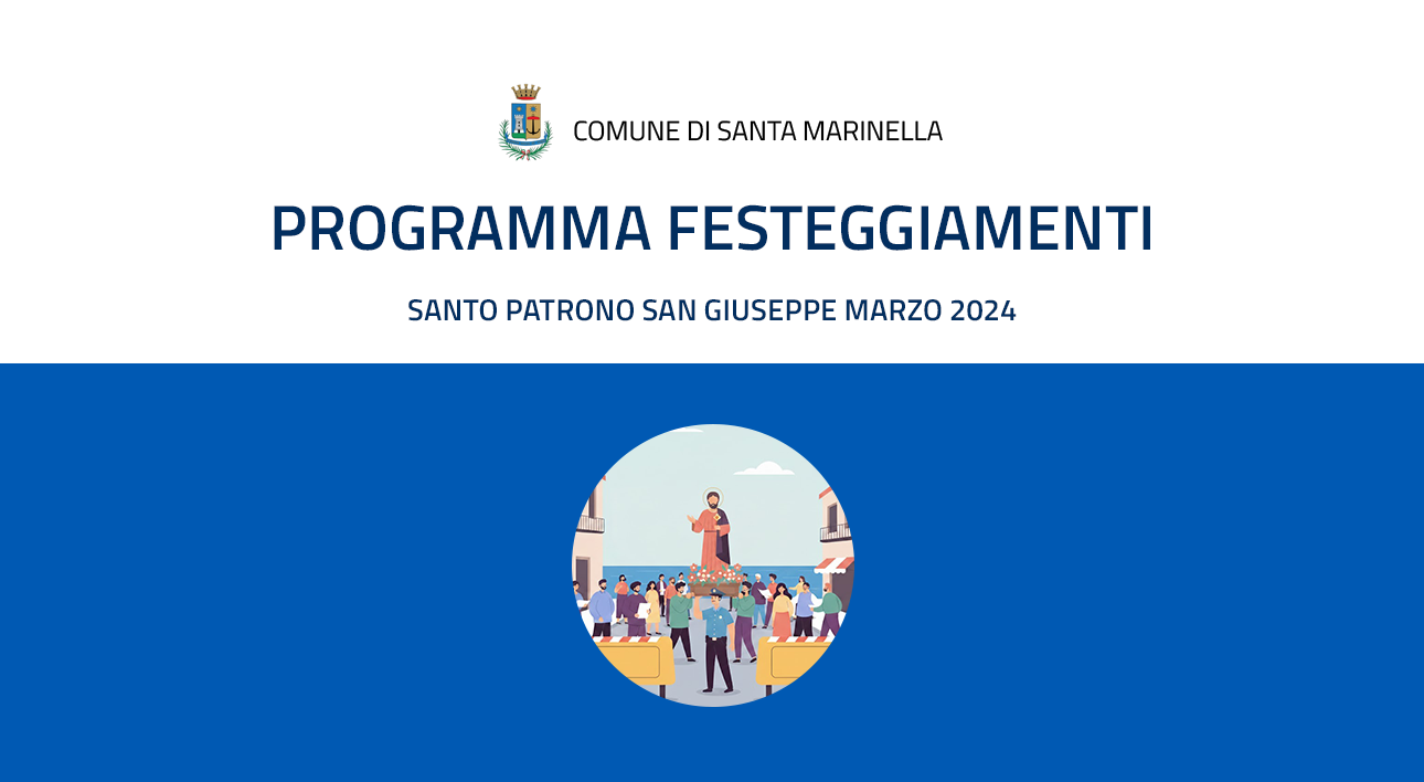 Santo patrono San Giuseppe Marzo 2024 programma festeggiamenti