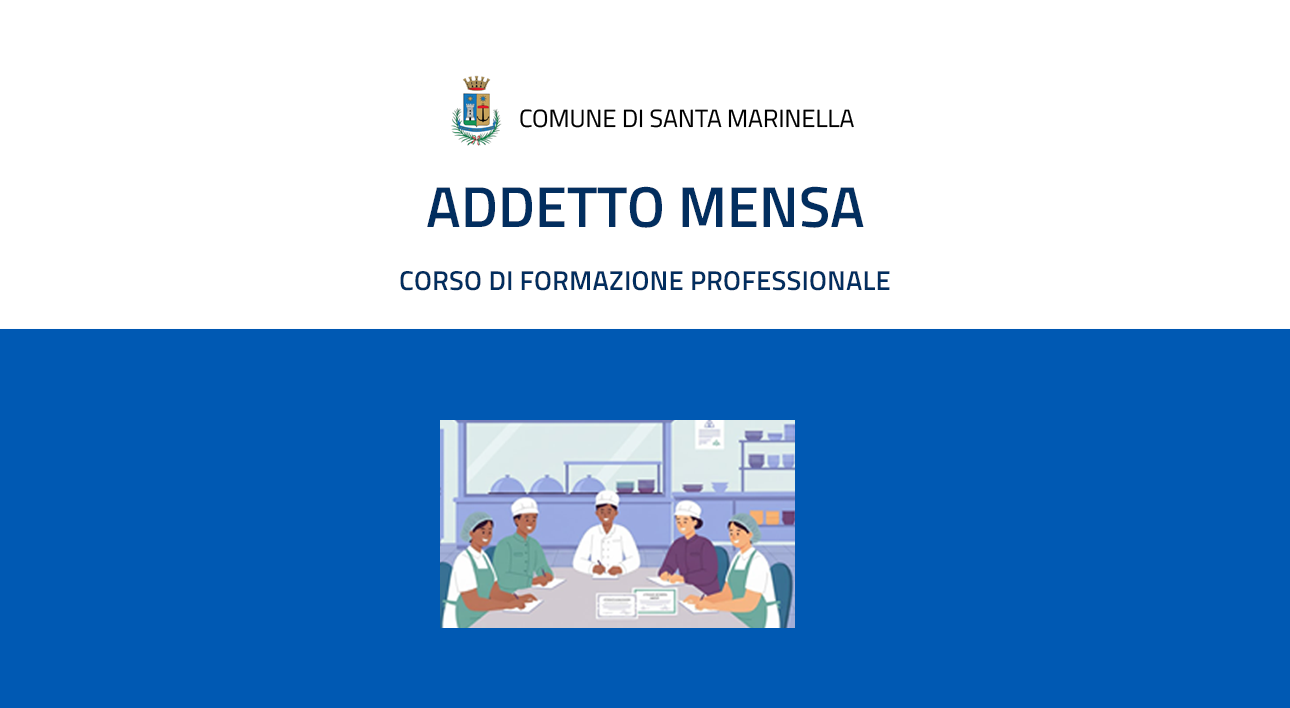 Corso di formazione professionale adetto mensa
