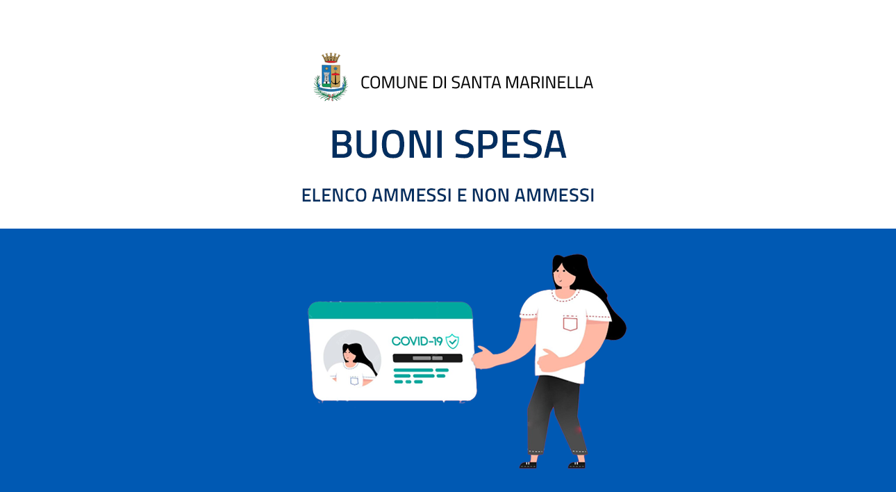 Buoni spesa elenco ammessi e non ammessi