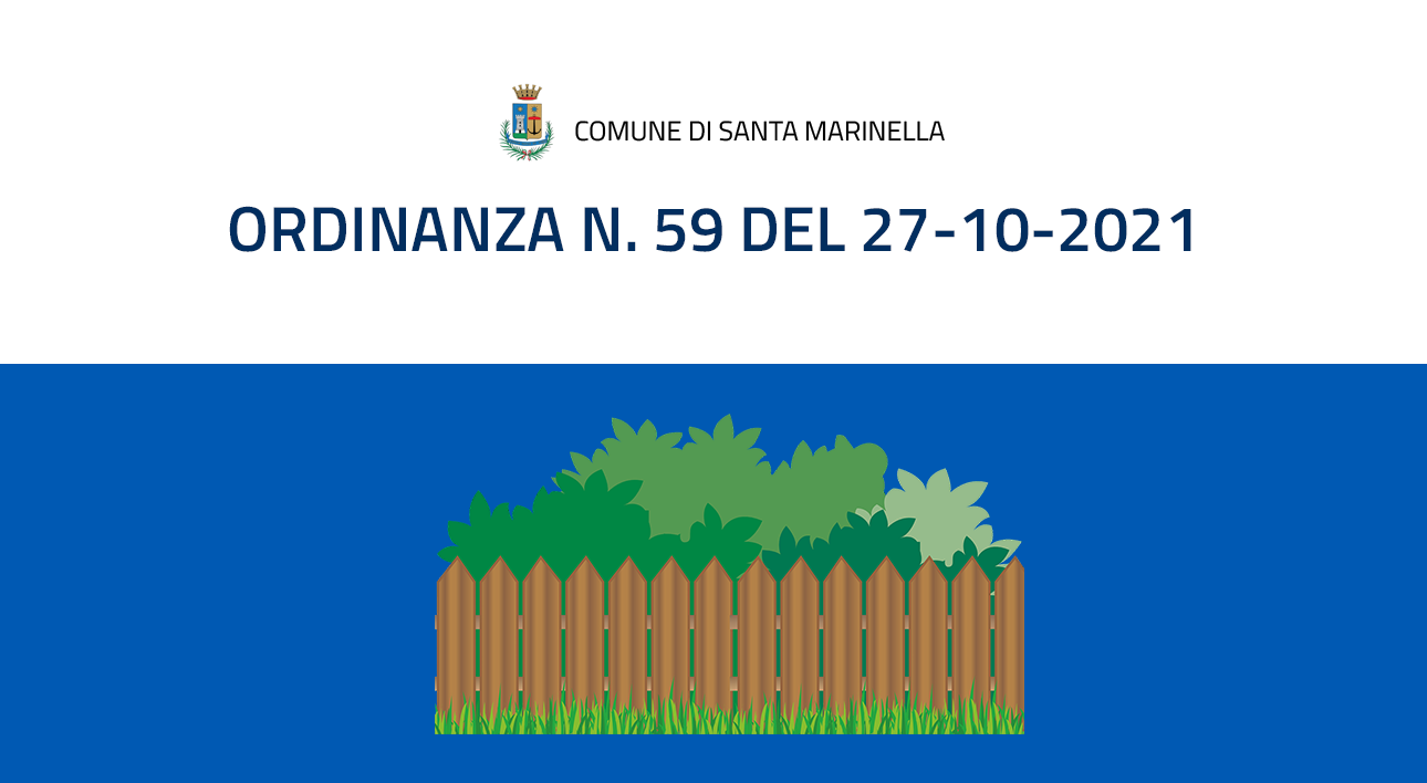 Ordinanza n. 59 del 27 10 2021