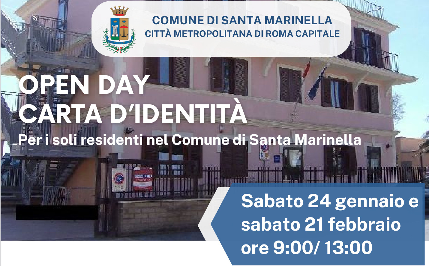 OPEN day carta d’identita